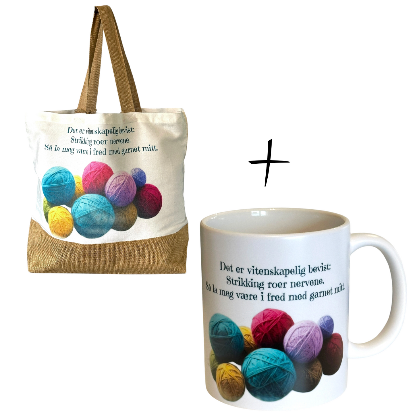 Strikkekoppen "Det er vitenskapelig bevist: Strikking roer nervene..."