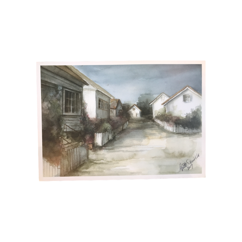 gatevandring, Søgne - Kunstkort