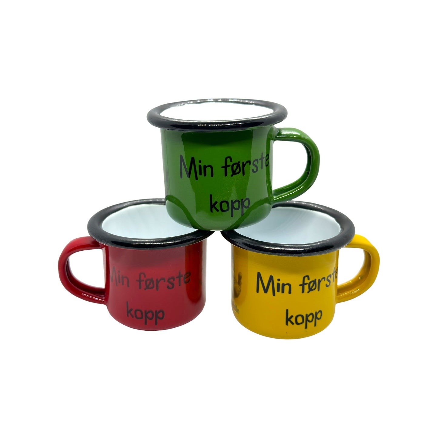 Min første kopp -emaljekopp,