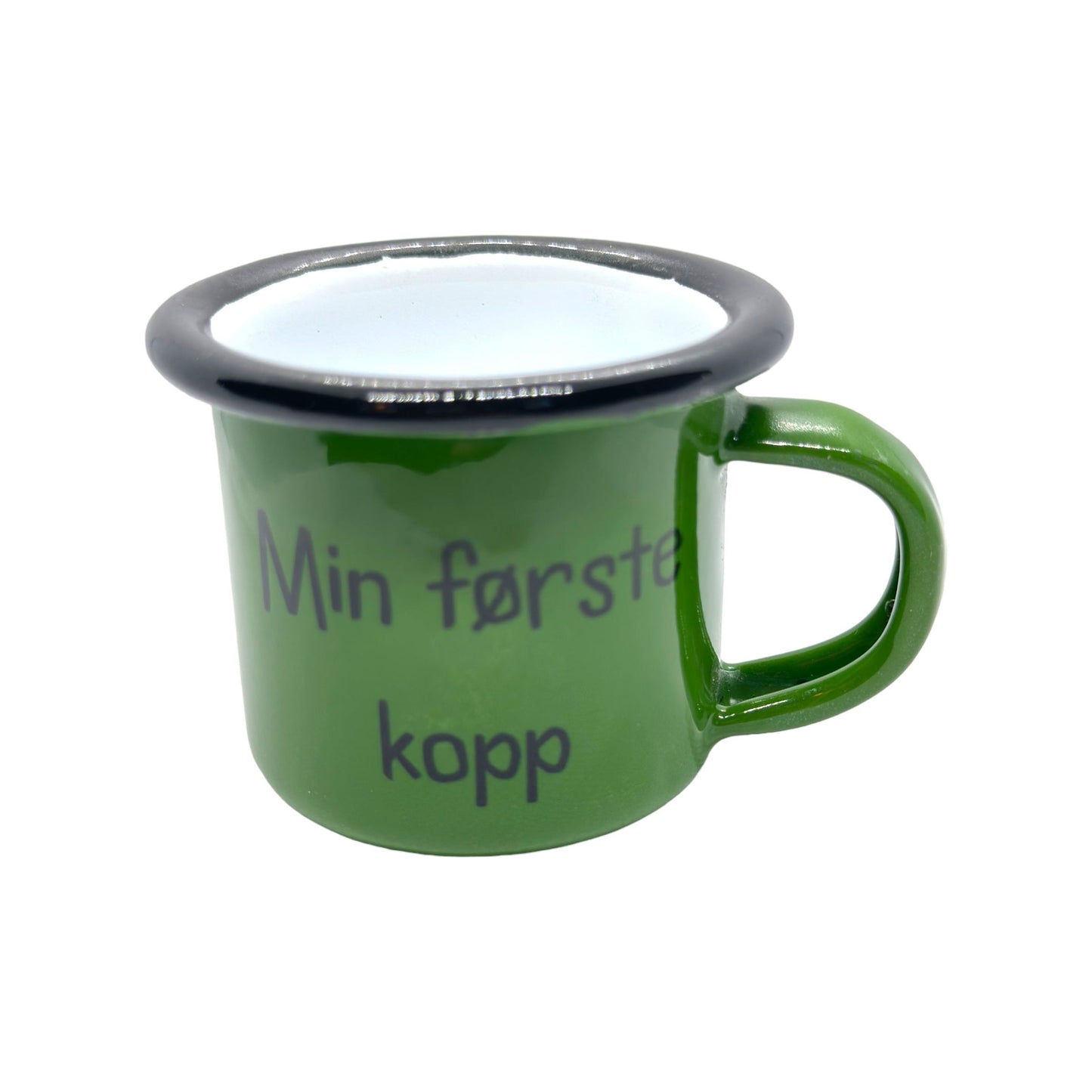 Min første kopp -emalje