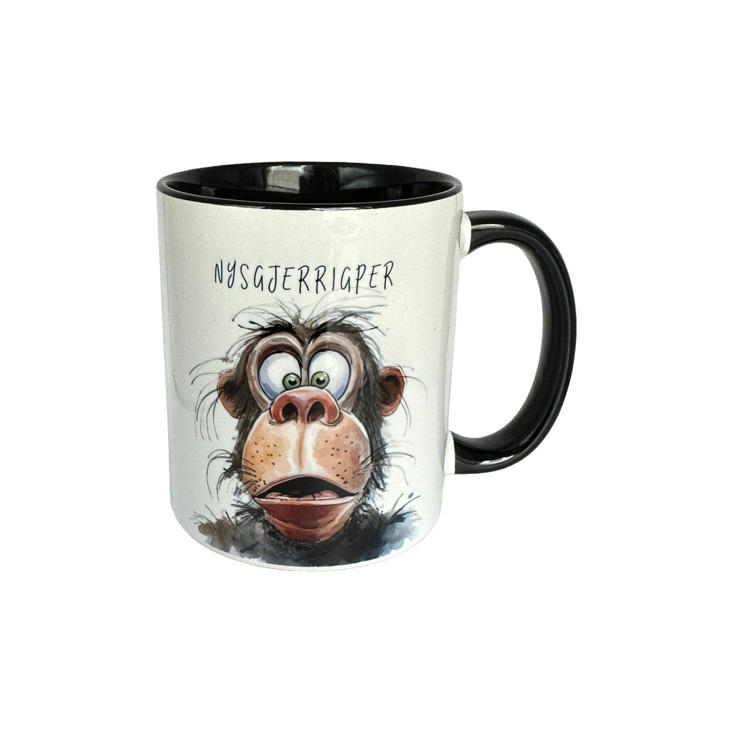 Apekopper -Krus med morsomme tekster