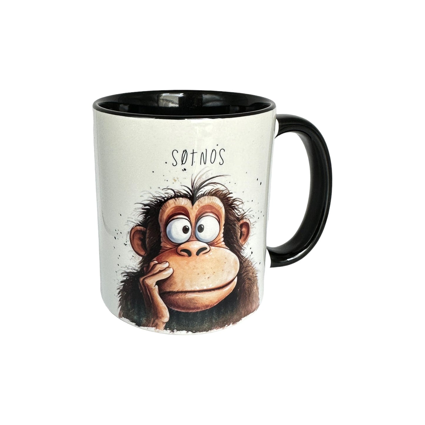 Apekopper -Krus med morsomme tekster