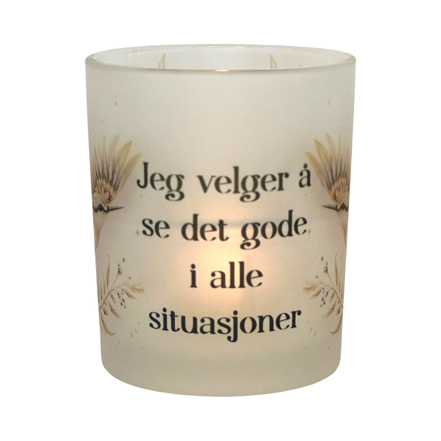 Affirmasjons-lyskopp- 10 ulike, positive affirmasjoner