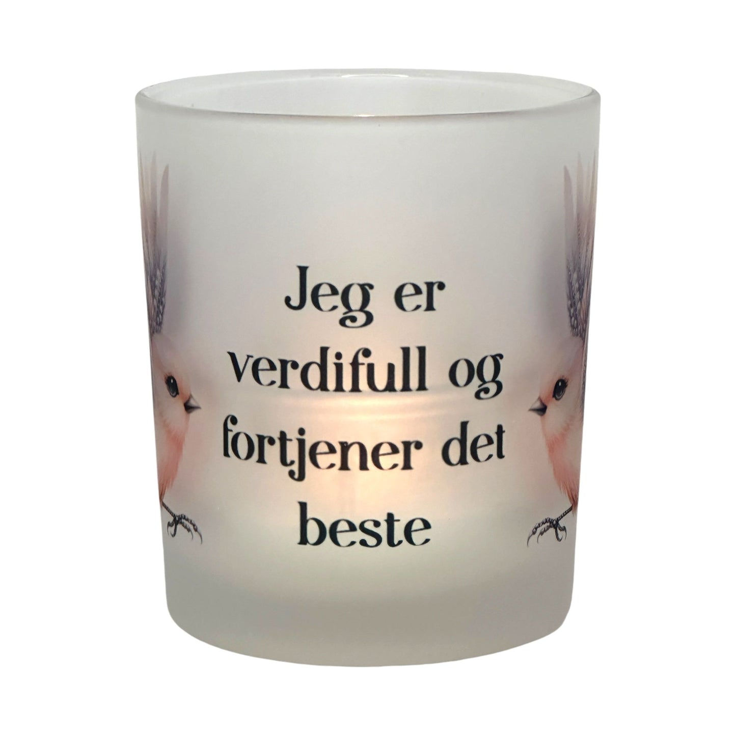 Affirmasjons-lyskopp- 10 ulike, positive affirmasjoner (kommer inn ila uke 6)