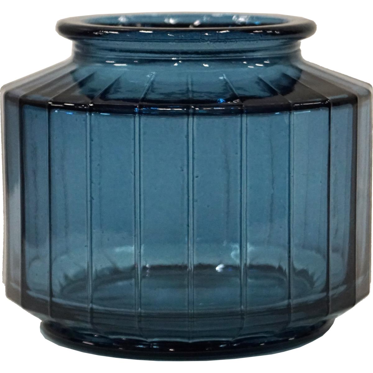 Vase - Kantet Blå