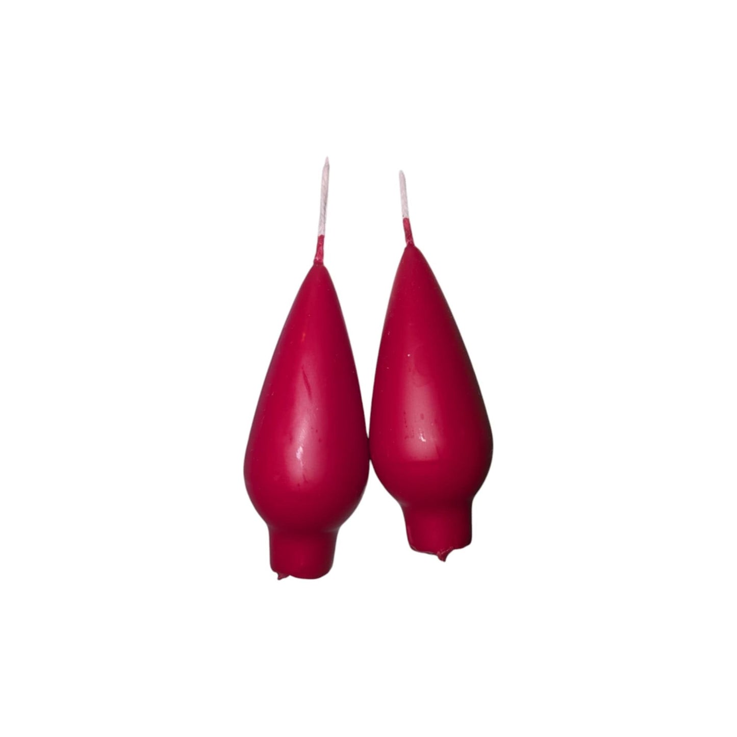 Dråpelys - 2pk Rød