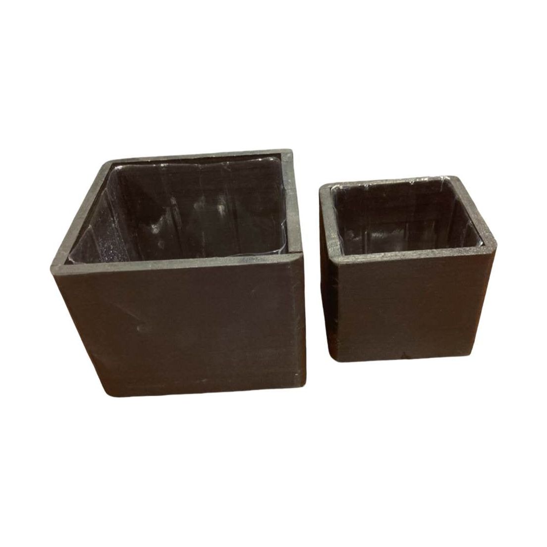 Krukke sett - Firkantet