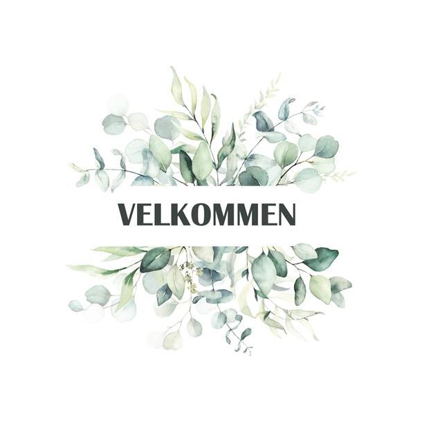 Servietter - Velkommen