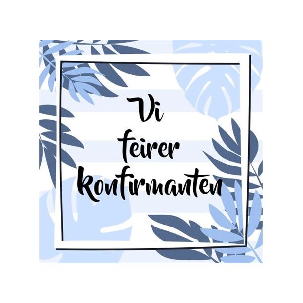 Servietter - Vi feirer konfirmanten