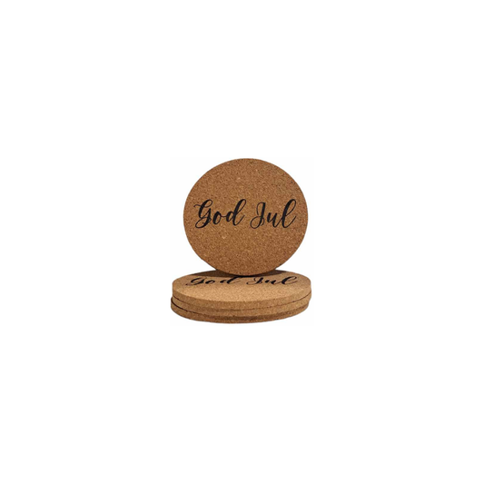 Kork Coasters - God jul