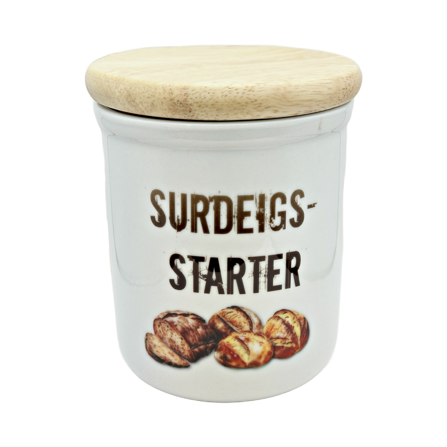 Surdeigskrukke -beholder til surdeigsstarter