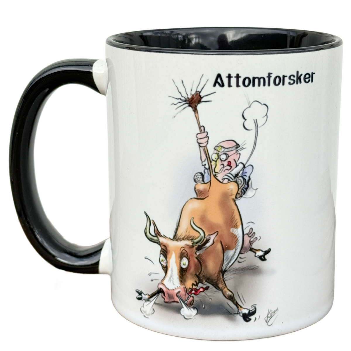 Attomforsker -KRUS illustrert av Kjetil strand