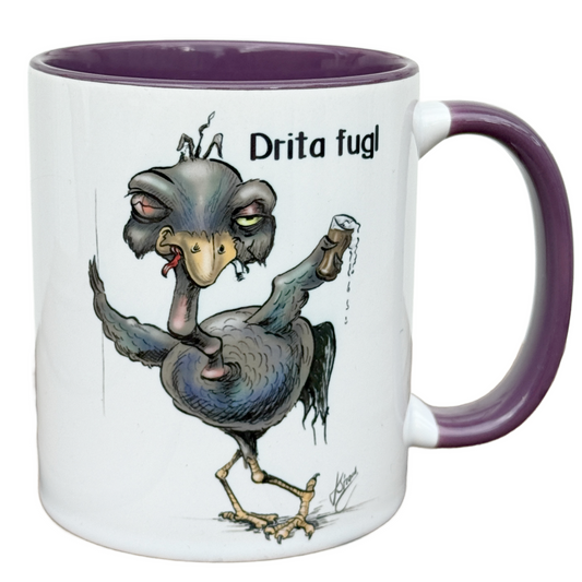 Drita fugl -KRUS illustrert av Kjetil strand