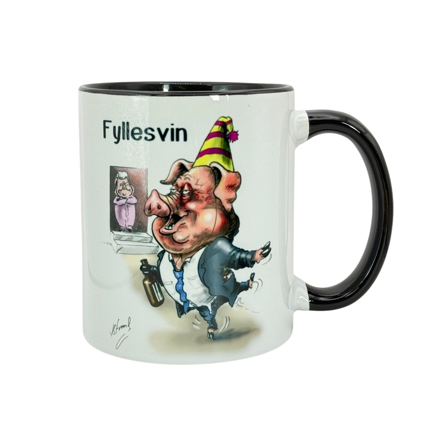 Fyllesvin -KRUS illustrert av Kjetil strand