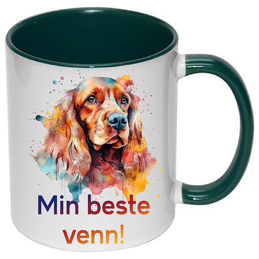 Krus m/hunderaser - Cocker Spaniel