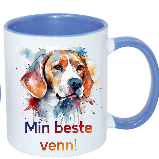 Krus m/hunderaser - Beagle