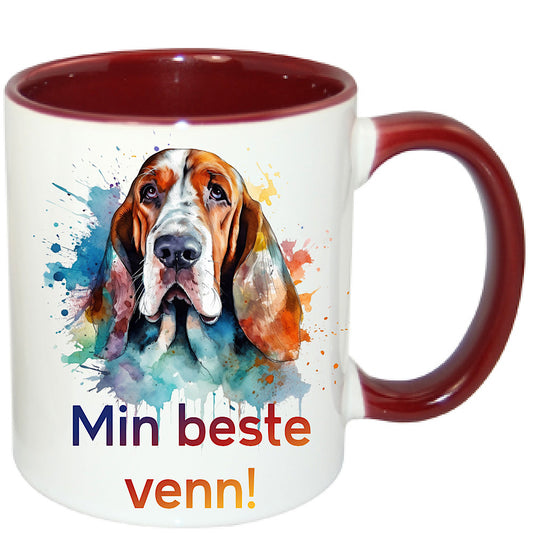 Krus m/hunderaser - Basset