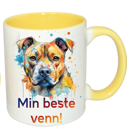 Krus m/hunderaser - Amstaff