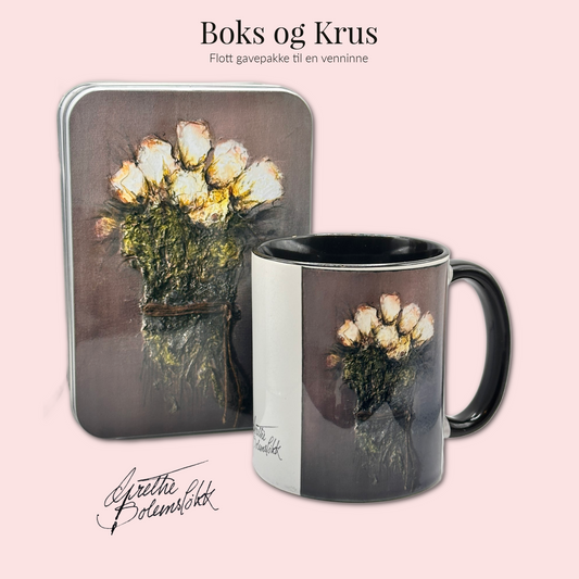 Gavesett – Bundet av tid (Krus og metallboks)