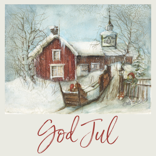 Julekort "Mormor på Røros"