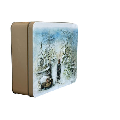 Bokser i metall "Blåtimen"