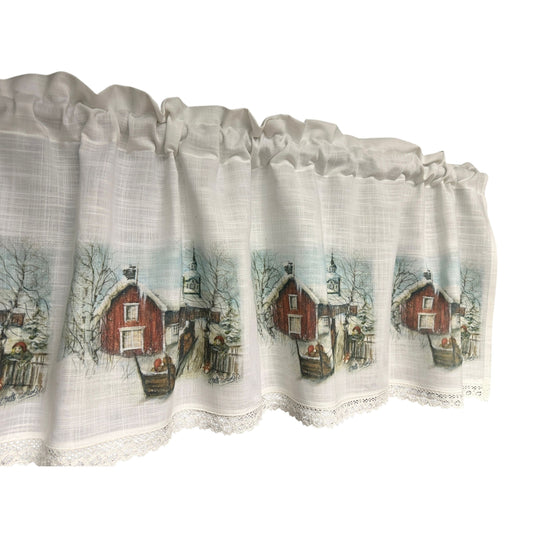 Gardinkappe "Mormor på Røros" METERVARE