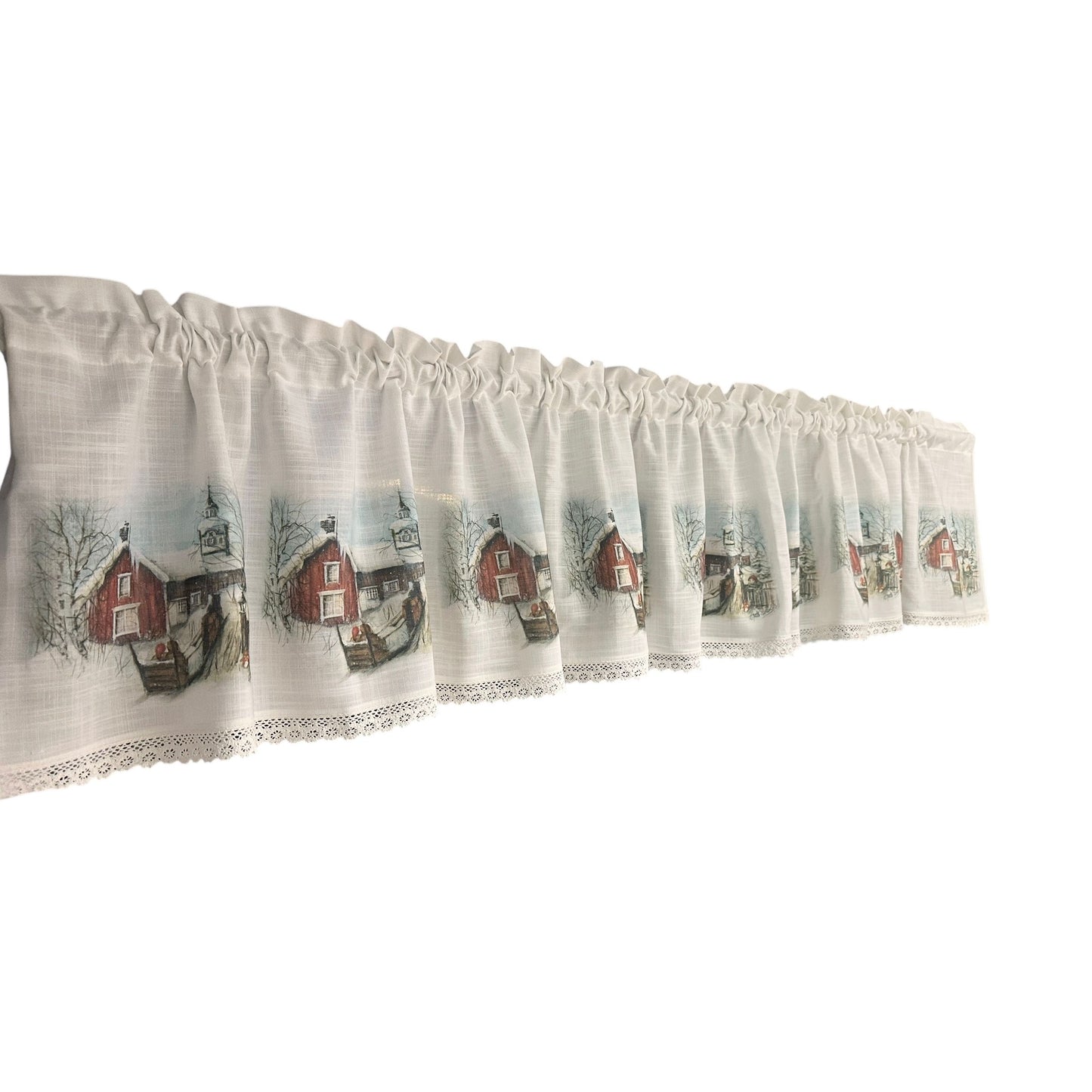 Gardinkappe "Mormor på Røros" METERVARE