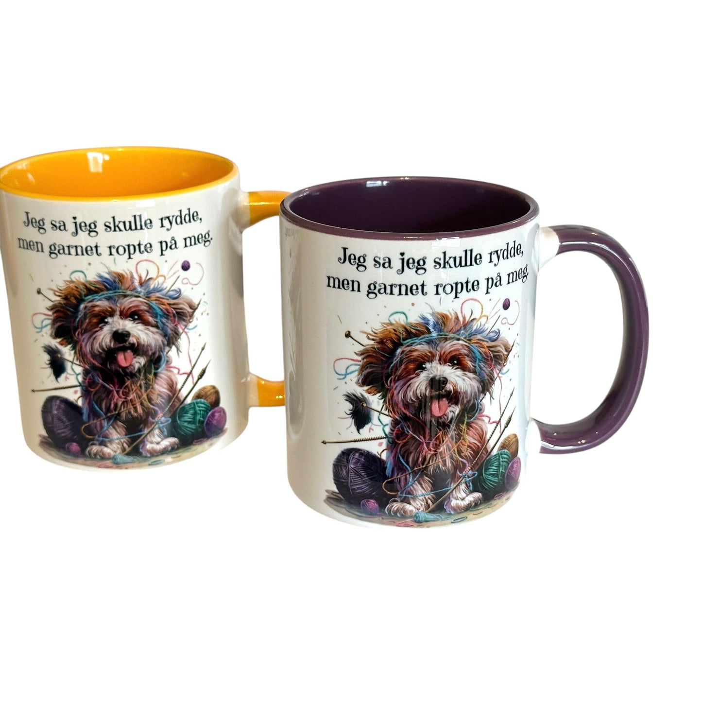 Putetrekk “Garnet ropte på meg” – fløyel 45×45