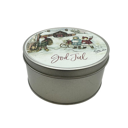 Kakebokser i metall "Nissebesøk"