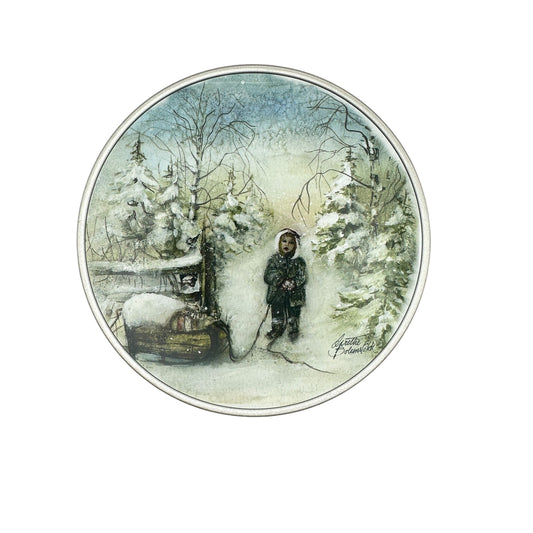 Bokser i metall "Blåtimen"