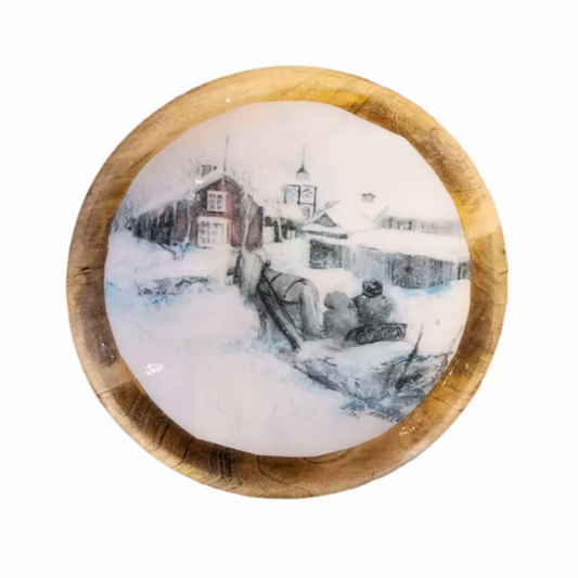 Trefat "Barn i fjellheimen"