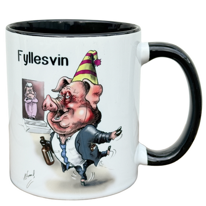Fyllesvin -KRUS illustrert av Kjetil strand